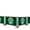 Cafe Barrier System Deluxe 4 Banners