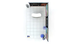 5m X 3m L-Shape Centro Display System -XL Displays Centro Exhibition Stand 5x3m Plan View 04336 zoom