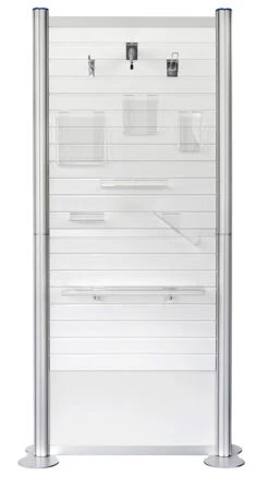 Centro Slatwall Display Product Shelf -XL Displays Centro Slatwall with Accessories 63672 zoom