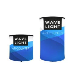 WaveLight Air Backlit Inflatable Exhibition Counters -XL Displays Circular WaveLight Air LED Backlit Inflatable Counters 33366 zoom