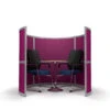2 Person Curved Office Meeting Pod 1.7m Wide -XL Displays Curved20Office20Meeting20Booth201.7m