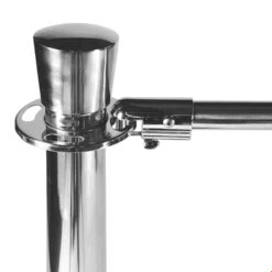 Deluxe Queue Barriers With Printed Banners 7 Deluxe Queue Barriers With Printed Banners -XL Displays Deluxe Queue Barriers With Printed Rail Base Close Up XL Displays