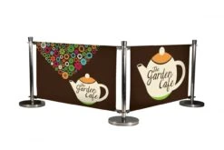 Cafe Barrier System Deluxe 2 Banners -XL Displays Deluxe Cafe Barrier 03 45454 zoom