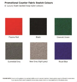 Aluminium Frame 7 Panel Display Board Kit -XL Displays Display Board Colour Swatch Loop Nylon XL Displays 22