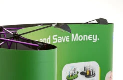 3x5 Double Sided Curved Pop Up Stand -XL Displays Double20Sided20Pop20Up20Stands 6