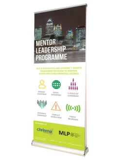 Edge 2 Double Sided Pull Up Banner Stand