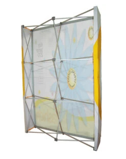 3x4 Hop Up Fabric Display Stand -XL Displays Evolution Hop Up set up reverse 60623 zoom