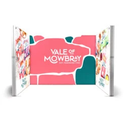 FABRILUX® LED Lightbox Exhibition Stand Booth U-Shape Kit 10 -XL Displays FABRILUX 3m x 2m LED Exhibition Stand U Shape Trade Show Booth Without Pop Up Counter Kit 10