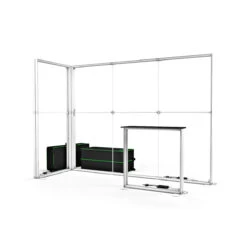 FABRILUX® 3x1m LED Lightboxes SEG Fabric Backlit Kit 11 -XL Displays FABRILUX 3x1 LED Fabric Lightbox Exhibition Stand White TFS Box Light Box Frames 11