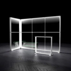 FABRILUX® 3x1m LED Lightboxes SEG Fabric Backlit Kit 11 -XL Displays FABRILUX 3x1 LED Fabric Lightbox Exhibition Stand White TFS Box Light Box Frames Illuminated Kit11