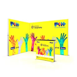 FABRILUX® 3x2 LED Lightbox Freestanding Fabric Exhibition Stand Kit 9