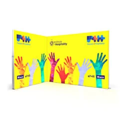 FABRILUX® 3x2 LED Lightbox Freestanding Fabric Exhibition Stand Kit 9 -XL Displays FABRILUX 3x2 LED Lightbox Display For Backlit Fabric Exhibition Stands TFS SEG Kit 09 L Shape Corner