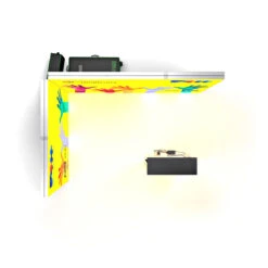 FABRILUX® 3x2 LED Lightbox Freestanding Fabric Exhibition Stand Kit 9 -XL Displays FABRILUX 3x2 LED Lightbox Display For Backlit Fabric Exhibition Stands TFS SEG Kit 09 Overhead View