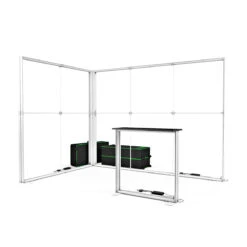 FABRILUX® 3x2 LED Lightbox Freestanding Fabric Exhibition Stand Kit 9 -XL Displays FABRILUX 3x2 LED Lightbox Display For Backlit Fabric Exhibition Stands White TFS Light Box Frames SEG Kit 09