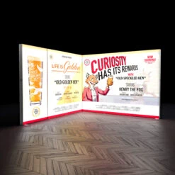 FABRILUX® 3m X 3m LED Lightboxes Fabric Exhibition Stands Kit 14 30 FABRILUX® 3m X 3m LED Lightboxes Fabric Exhibition Stands Kit 14 -XL Displays FABRILUX 3x3m LED Lightboxes Tension SEG Fabric Exhibition Stands Backlit L Shape Kit 14