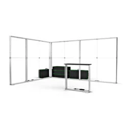 FABRILUX® 3x4m LED Fabric Lightbox Exhibition Stand Kit 18 -XL Displays FABRILUX 3x4m LED Fabric Lightbox Exhibition Stand SEG Frame Kit 18
