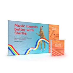 FABRILUX® 4m LED Lightbox Fabric Exhibition Stand Backdrop Kit 2