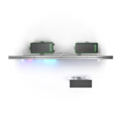 FABRILUX® 4m LED Lightbox Freestanding Exhibition Backwall Kit 1 -XL Displays FABRILUX 4m LED Lightboxes Exhibition Backwall Overhead View Kit 1