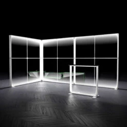 FABRILUX® 4x2 LED Lightbox Exhibition Stand SEG Fabric Kit 20 -XL Displays FABRILUX 4x2 LED Lightbox Exhibition Stand SEG Tension Fabric Illuminated White TFS Frame Kit 20