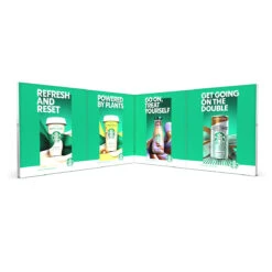 FABRILUX® 4x4 LED Fabric Lightboxes Exhibition Stands Kit 19 -XL Displays FABRILUX 4x4 LED Fabric Lightboxes SEG Tension Fabric Exhibition Stand Without Pop Up Counters Kit 19