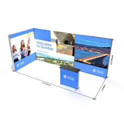 FABRILUX® 5x2 LED Lightbox Fabric Exhibition Stand Display Kit 24 -XL Displays FABRILUX 5x2 LED Lightbox Fabric Exhibition Stand SEG Display Floorplan Dimensions Kit 24