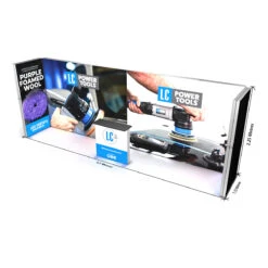 FABRILUX® 6x1 LED Fabric Lightbox Display Illuminated Backdrop Kit 28 -XL Displays FABRILUX 6x1 Backlit LED Fabric Lightbox Display Illuminated Exhibition Stand Backdrop Floorplan Size Dimensions Kit 28