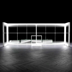 FABRILUX® 6x1 LED Fabric Lightbox Display Illuminated Backdrop Kit 28 -XL Displays FABRILUX 6x1 Backlit LED Fabric Lightbox Display Illuminated Exhibition Stand Backdrop Light Up TFS Frame Kit 28