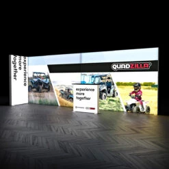 FABRILUX® 6x1 LED Fabric Lightbox L-Shape Backlit Pop Up Stand Kit 26 -XL Displays FABRILUX 6x1 LED Fabric Lightbox L Shape Backlit Pop Up Stand SEG Display Illuminated Kit 26