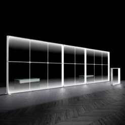 FABRILUX® 8m LED Lightbox Display Backlit Exhibition Stands Kit 5 -XL Displays FABRILUX 8m LED Lightbox Exhibition Stand Illuminated White Light Box TFS Frame Kit 05