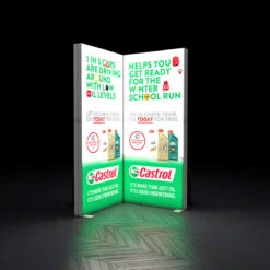 FABRILUX® 1x1 LED Fabric Lightbox Freestanding Backdrop Kit 8 -XL Displays FABRILUX Backlit 1x1 LED Fabric Lightbox Freestanding Backdrop Kit 8 Without Exhibition Counter