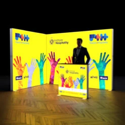 FABRILUX® 3x2 LED Lightbox Freestanding Fabric Exhibition Stand Kit 9 -XL Displays FABRILUX Backlit Illuminated 3x2 LED Lightbox Display For Backlit Fabric Exhibition Stands TFS SEG Kit 09