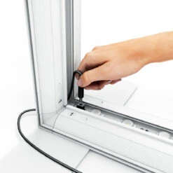 FABRILUX® Backlit Exhibition Counter LED Lightbox -XL Displays FABRILUX Exhibition Counter LED Lightbox Frame Plug In Power Cable