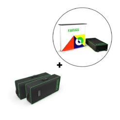 FABRILUX® 3x2 LED Lightbox Freestanding Fabric Exhibition Stand Kit 9 -XL Displays FABRILUX Exhibition LED Lightbox Carry Case 2 Bags Plus LED Pop Up Counter 1