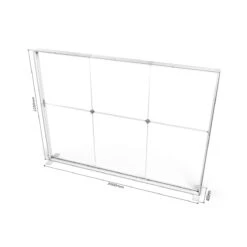 FABRILUX® Freestanding LED Backlit Exhibition Stand Lightbox 3000 X 2250mm -XL Displays FABRILUX LED Backlit Exhibition Stand Lightbox Backwall 3000mmx2250mm Dimensions