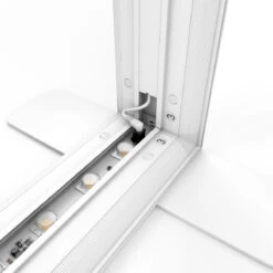 FABRILUX® 3x3 LED Lightbox Fabric Exhibition Stand Display Kit 12 -XL Displays FABRILUX LED Fabric Light Box TFS Power Cable Connector 7