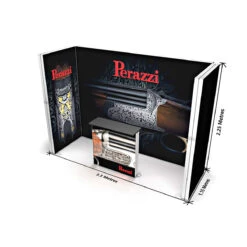 FABRILUX® LED Lightbox Exhibition Stand Illuminated Booth 3x1 Kit 15 -XL Displays FABRILUX LED Lightbox Exhibition Stand SEG TFS Illuminated Trade Show Booth 3x1 Floorplan Size Dimensions Kit 15