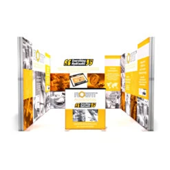 FABRILUX® LED Lightbox Exhibition Stand Booth U-Shape 3m X 3m Kit 13