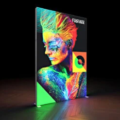 FABRILUX® XL LED Lightbox Backlit Exhibition Stand 2000mm X 3000mm High -XL Displays FABRILUX XL LED Pop Up Lightbox Illuminated Backlit Exhibition Stand 3000mm High Freestanding Display