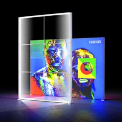 FABRILUX® XL LED Lightbox Backlit Exhibition Stand 2000mm X 3000mm High -XL Displays FABRILUX XL LED Pop Up Stand Lightbox TFS Illuminated Backlit Exhibition Stand 2250mm x 3000mm High