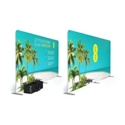 FABRIWALL® Fabric Display Exhibition Stand 4m X 2m -XL Displays FABRIWALL Fabric Exhibition Stand 4m Straight Double Sided Graphics