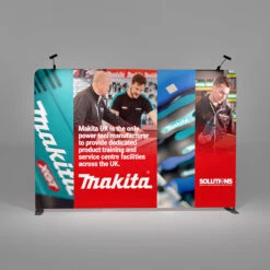 FABRIWALL® Tension Fabric Exhibition Stand 3m X 2m -XL Displays FABRIWALL Fabric Exhibition Stands 3m LED Lights