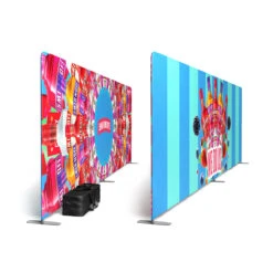 FABRIWALL® Tension Fabric Exhibition Stand Backwall 6m X 2m -XL Displays FABRIWALL Tension Fabric Exhibition Stand Backwall 6m Double Sided