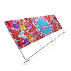 FABRIWALL® Tension Fabric Exhibition Stand Backwall 6m X 2m -XL Displays FABRIWALL Tension Fabric Exhibition Stand Backwall 6m Installing Fabric Graphic Sock Pillowcase