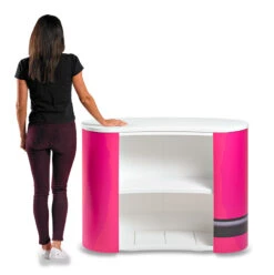 Finesse Demonstration Counter -XL Displays Finesse Counter Rear View 68643 zoom