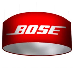 Formulate Circle Hanging Fabric Display