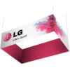 Formulate Rectangle Hanging Fabric Display -XL Displays Formlate Rectangle Hanging Structure Main 20402 zoom