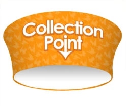 Formulate Tapered High Level Branding -XL Displays Formlate Tapered Hanging Fabric Display 04184 zoom