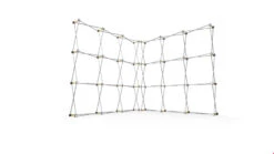 3m X 3m L-Shaped Fabric Pop Up Stand -XL Displays Frame Only 3m x 3m L Shaped Fabric Pop Up Stand