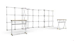 6m Tension Fabric Pop Up Stand Back Drop -XL Displays Frame Only of 6m Hop Up Conference Display Stands