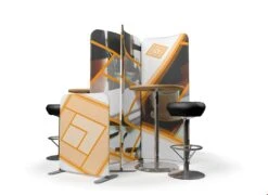 Office Pod -XL Displays Free Standing Office Booths COVID Barrier Screens KIT5a